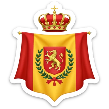 Bandera imperio español sticker