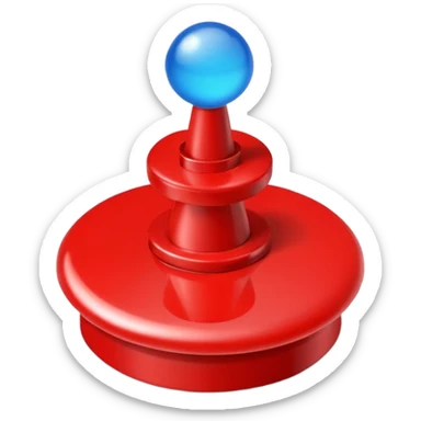 round pushpin sticker