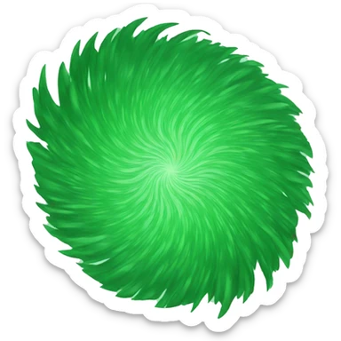 green vortex  sticker