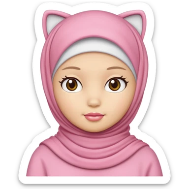 Hello kitty Muslim  sticker