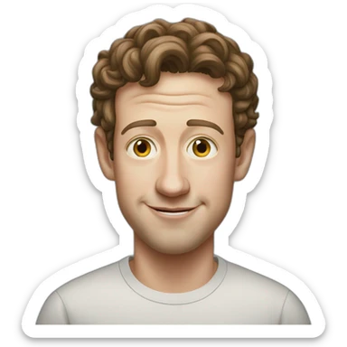 mark zuckerburg sticker