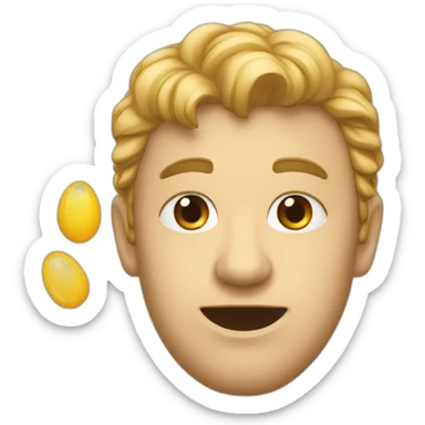 Tête qui vient d’avoir une idée  sticker