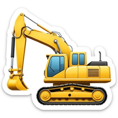 Machine de chantier sticker