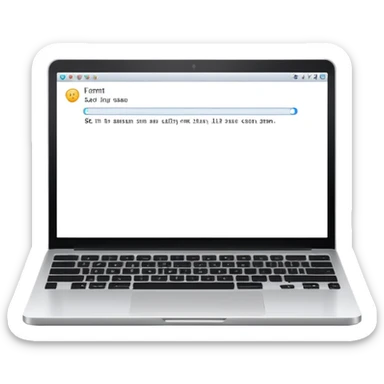 “laptop with a single line of code on the screen sticker