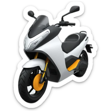 moto électrique du futur sticker