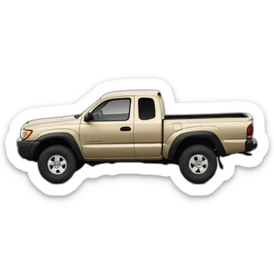 2003 Toyota Tacoma ext cab with sand paint sticker