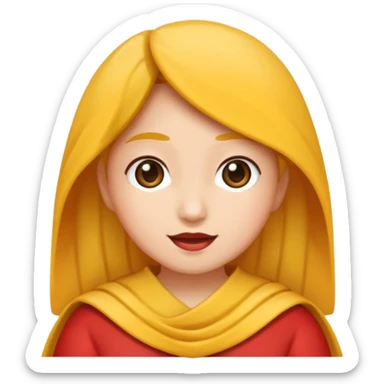 Ulang tahun perempuan, berambut pirang dan menggunakan mahkota sticker