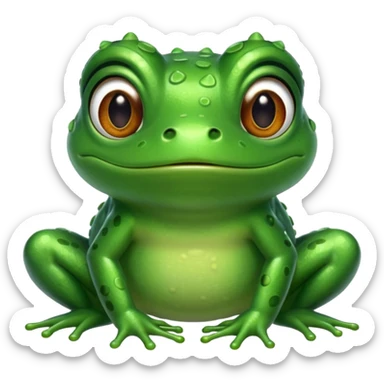 frog (without crown) from The Princess and the Frog sticker