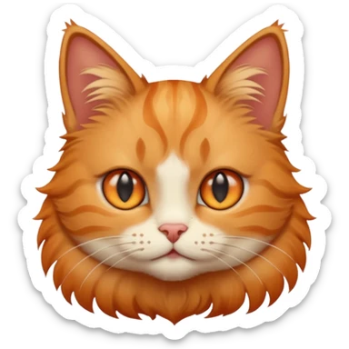 cat with star eyes sticker