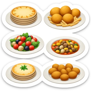 Nourriture d'Europe de l'Est (Slovaque, Hongrois, république tchèque et Pologne) sticker