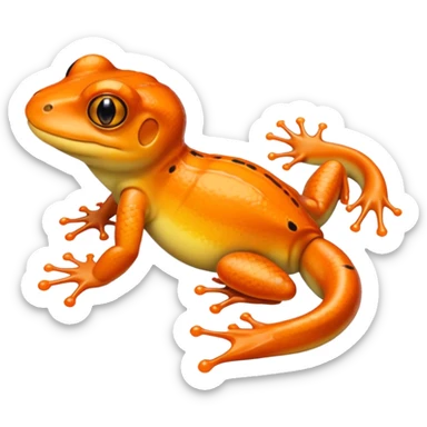 Newt, Amphibian. sticker