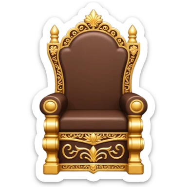chocolate throne sticker