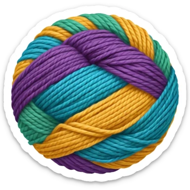 ball of yarn sticker