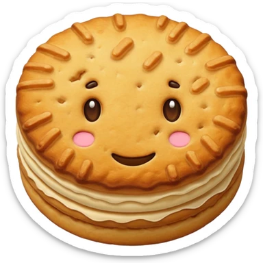 Biscuit emoji sticker