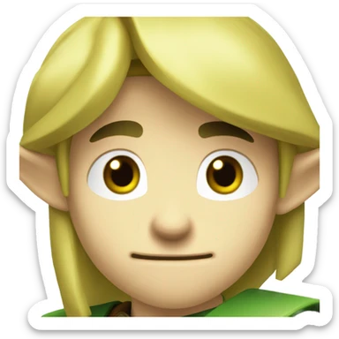 Toon link from the legend of Zelda  sticker
