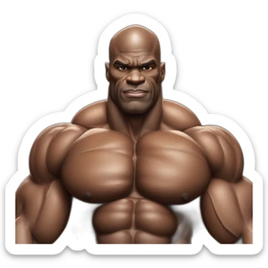 prime ronnie coleman most muscular pose sticker