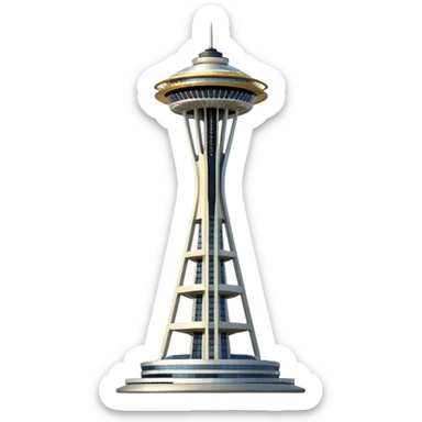 Space needle sticker