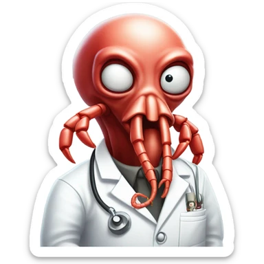 dr. zoidberg futurama sticker