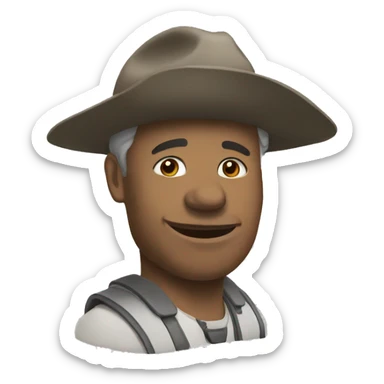 Un mec gêné  sticker