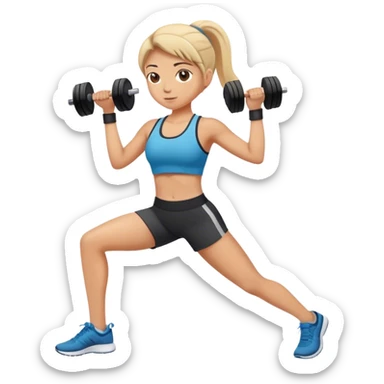 work out gif sticker