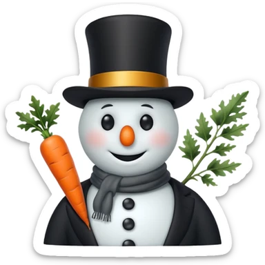 Frosty the snowman  sticker