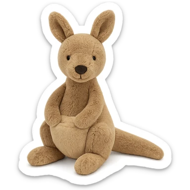 Wallaby Jellycat plush  sticker