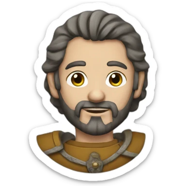 medieval coin engravers guild leader sticker