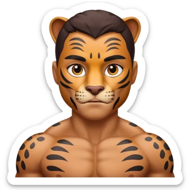 jaguar human sticker