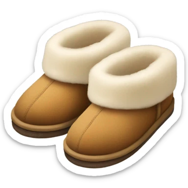 Ugg slippers sticker