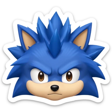 Faz o Shin sonic sticker