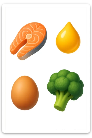 EMOJI STILE IPHONE 3D DI proteine, fibre, grassi sani che fluttuano in aria, iperrealistico 4k sticker