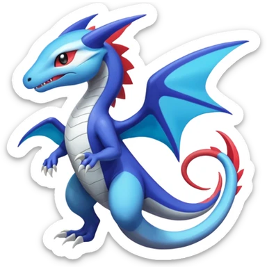 Meloetta-Salamence-Salandit-Latios-Fakémon-creature-hybrid sticker