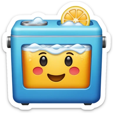 Cooler sticker