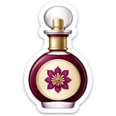  opium parfume Burgundy sticker