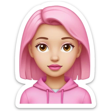 Clean girls pink  sticker