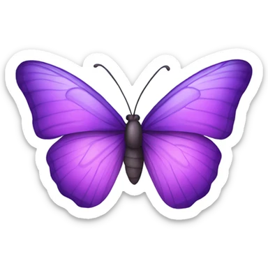 Borboleta roxa sticker