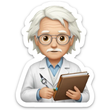 Doc Brown from Back to the Future, The Planner
"By Zeus! We must fill the calendar before the space-time continuum collapses!" sticker
