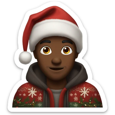 Dark cozy Christmas vibes  sticker