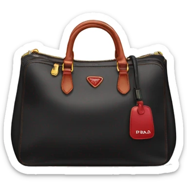 Prada bag sticker