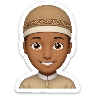 muslim boy sticker