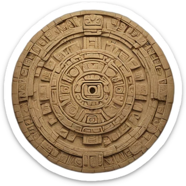 mayan calendar sticker