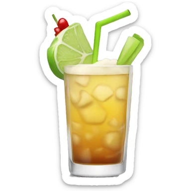 bar shaking a cocktailender sticker