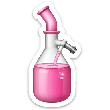 pink bong sticker