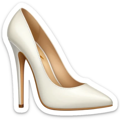 white-high-heels sticker