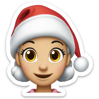 Christmas Minnie Mouse  sticker