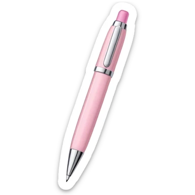 light pink pen sticker