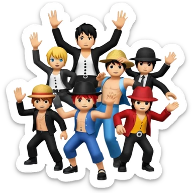 One piece vs rivals from roblox sticker