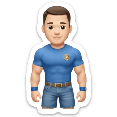 John cena chibi  sticker