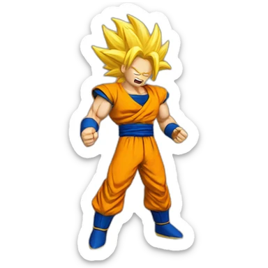 Super saiyan 3 sticker