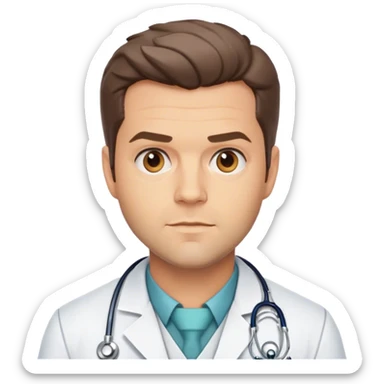 Joshua Jackson As Doctor Max From Doctor Odyssey  sticker